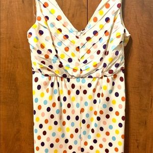 Alice and Olivia polka dot silk romper